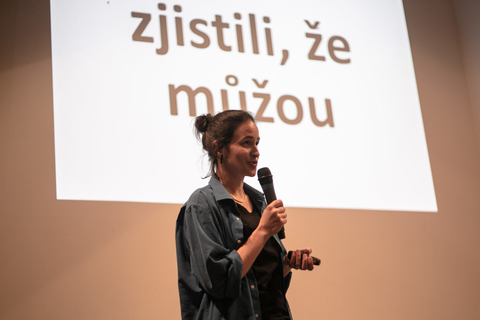 Kristýna Svatá z Variant Člověka v tísni o projektu Active Citizens, který loni také patřil mezi finalisty.