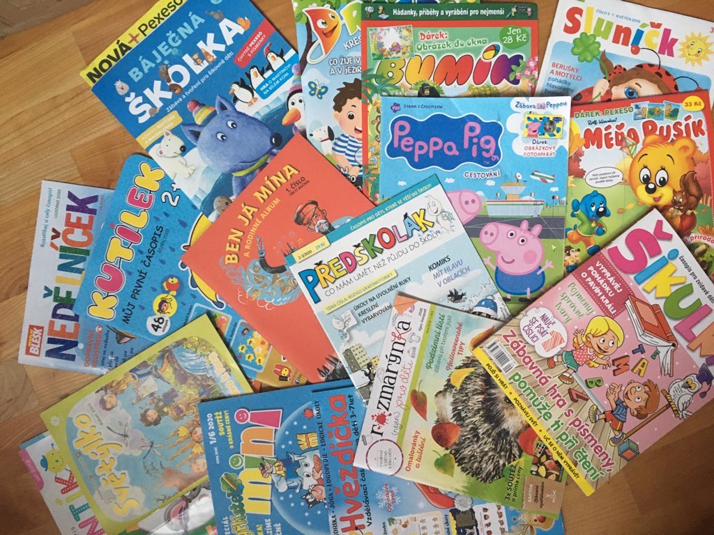 Nabídka časopisů pro předškoláky je široká. Stačí si vybrat.